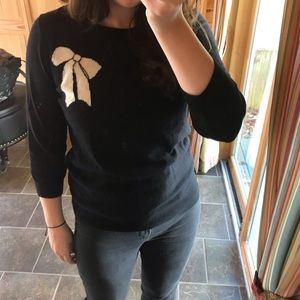 J crew wool bow sweater